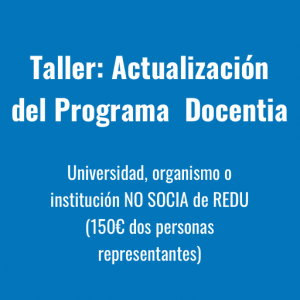 Taller docentia 2023 instituciones